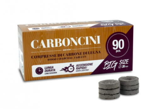 Carboncini - Compresse di Carbone di Legna